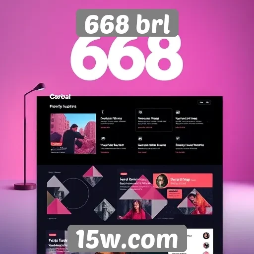 Acessibilidade e design do site 668 brl