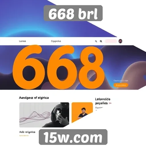 Interface e experiência do usuário no 668 brl